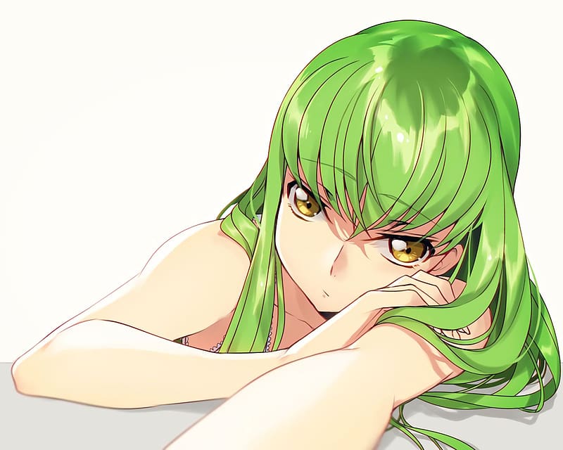 cc code geass green hair yellow eyes   -  Anime  Wallpapers