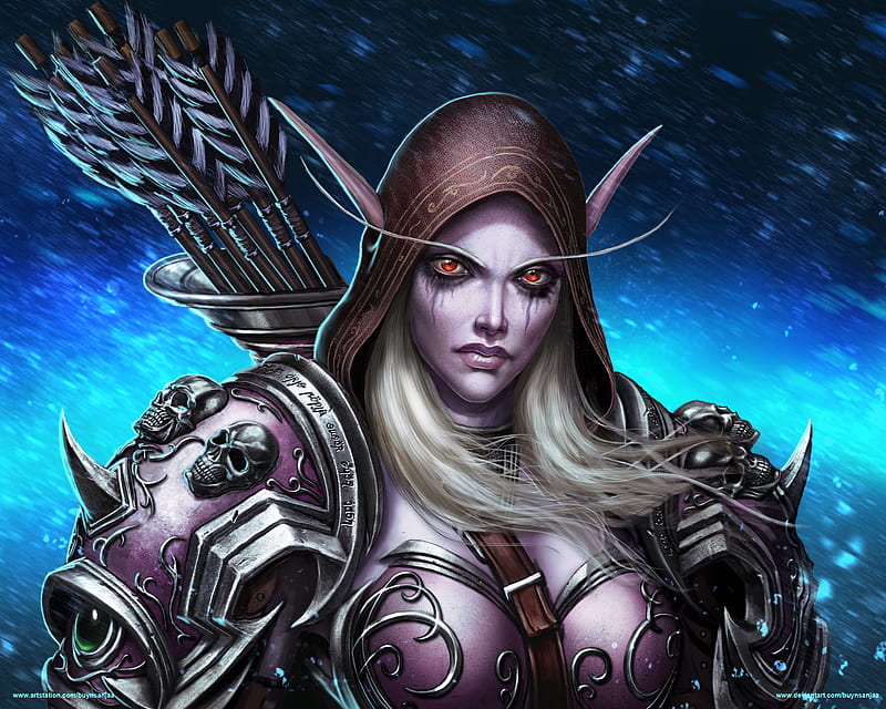 World of Warcraft, World of Warcraft: Shadowlands, Blood Elf, Hunter, Sylvanas Windrunner, HD wallpaper