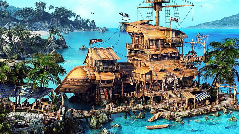 fantasy pirate cove