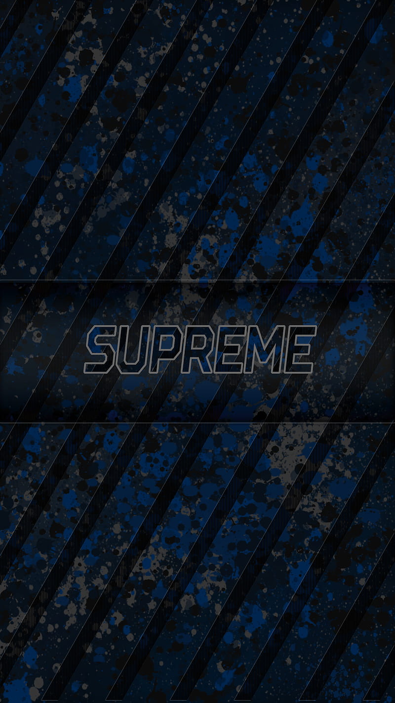 Supreme, 929, abstract, bape, blue, camo, kanye, logo, splatter, yeezy, HD phone wallpaper