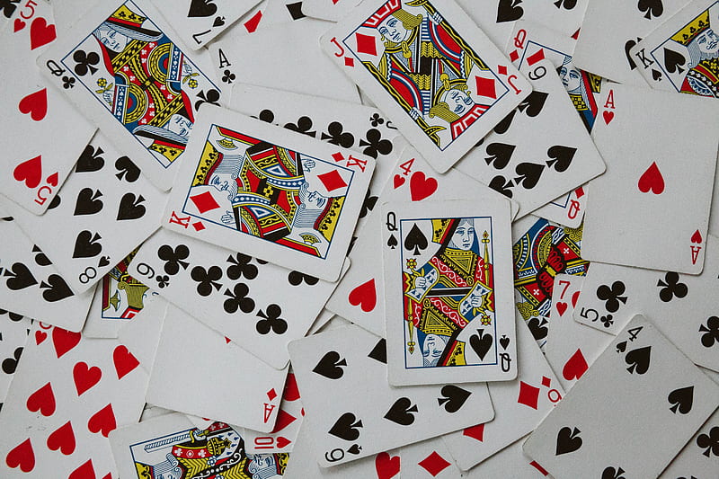 Playing cards, cards, pattern, HD wallpaper | Peakpx