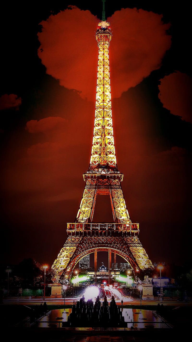 Eiffel Tower, paris, love, HD phone wallpaper | Peakpx