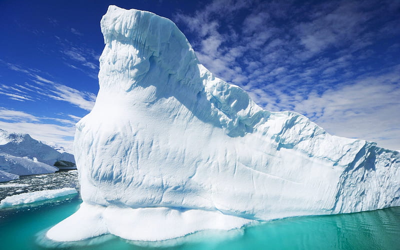 Antarctic iceberg, HD wallpaper