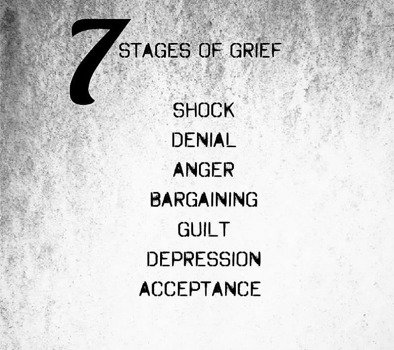 7 Stages of Grief, emotions, feelings, HD wallpaper