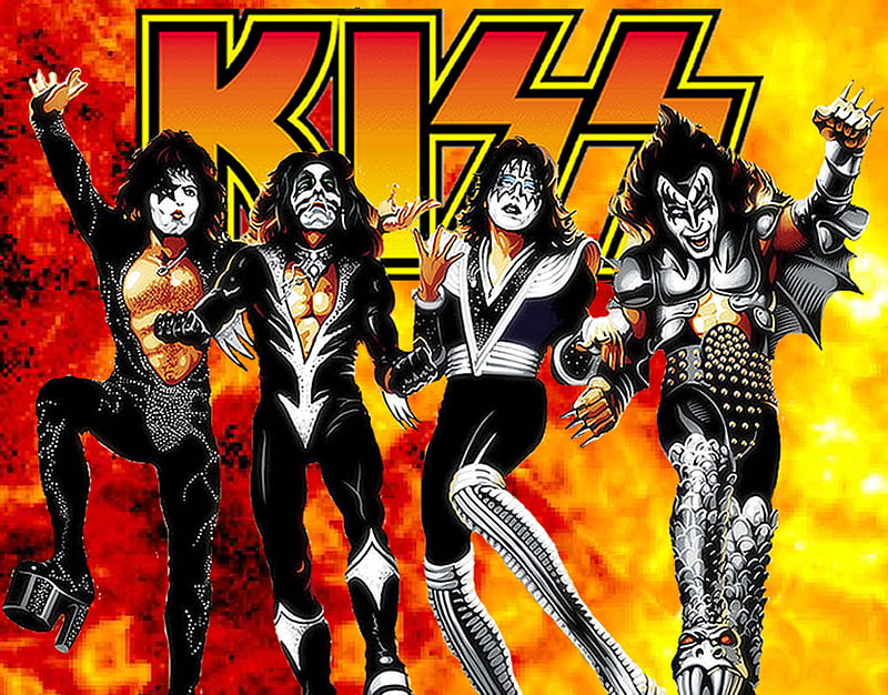 Destroyer, peter criss, paul stanley, music, gene simmons, ace frehley, kiss, HD wallpaper