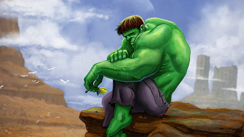 Sad Hulk Marvel Comic, HD wallpaper | Peakpx