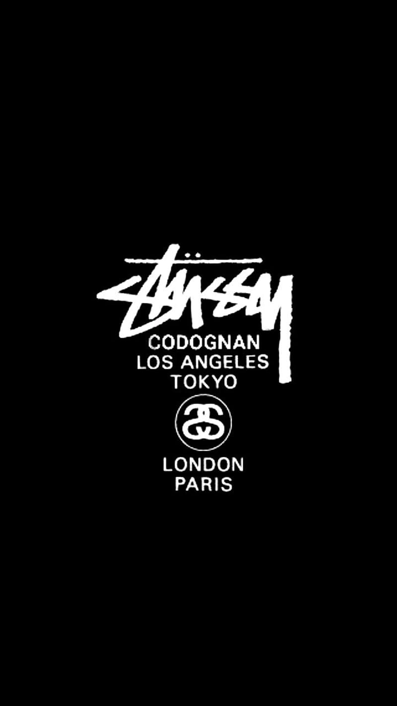 Stussy Black Android Iphone Wp380118 HD phone wallpaper  Pxfuel
