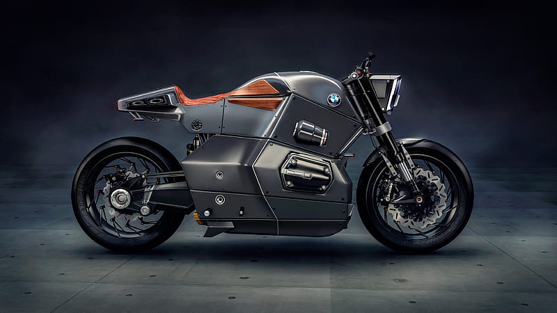 Bmw Urban Racer, motorcycles of future, carbon fiber body, BMW motorcycles, HD wallpaper