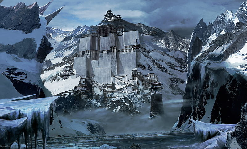 Impenetrable fortress, 03, fantasy, 2012, fortress, 10, HD wallpaper