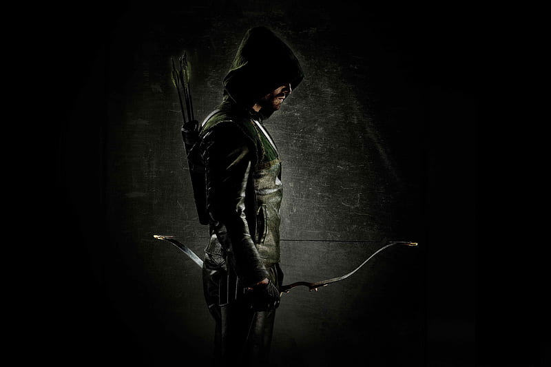 Oliver Queen As Green Arrow, arrow, tv-shows, stephen-amell, HD wallpaper