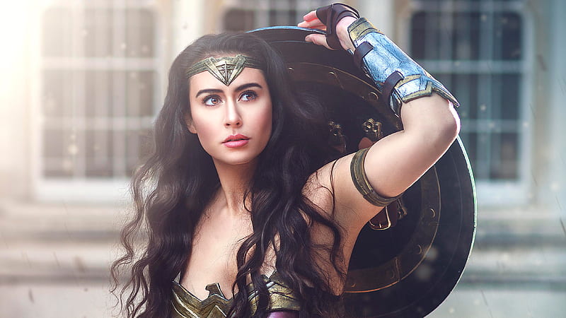 Wonder Woman Cosplay New, wonder-woman, superheroes, cosplay, HD wallpaper