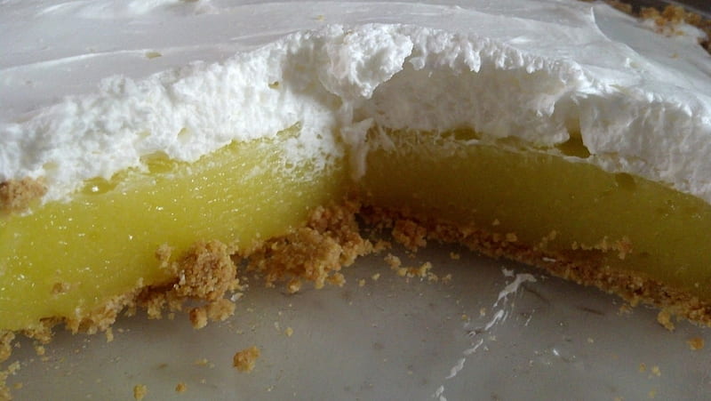 Lemon Meringue Pie, lemon pie, pie, lemon, HD wallpaper