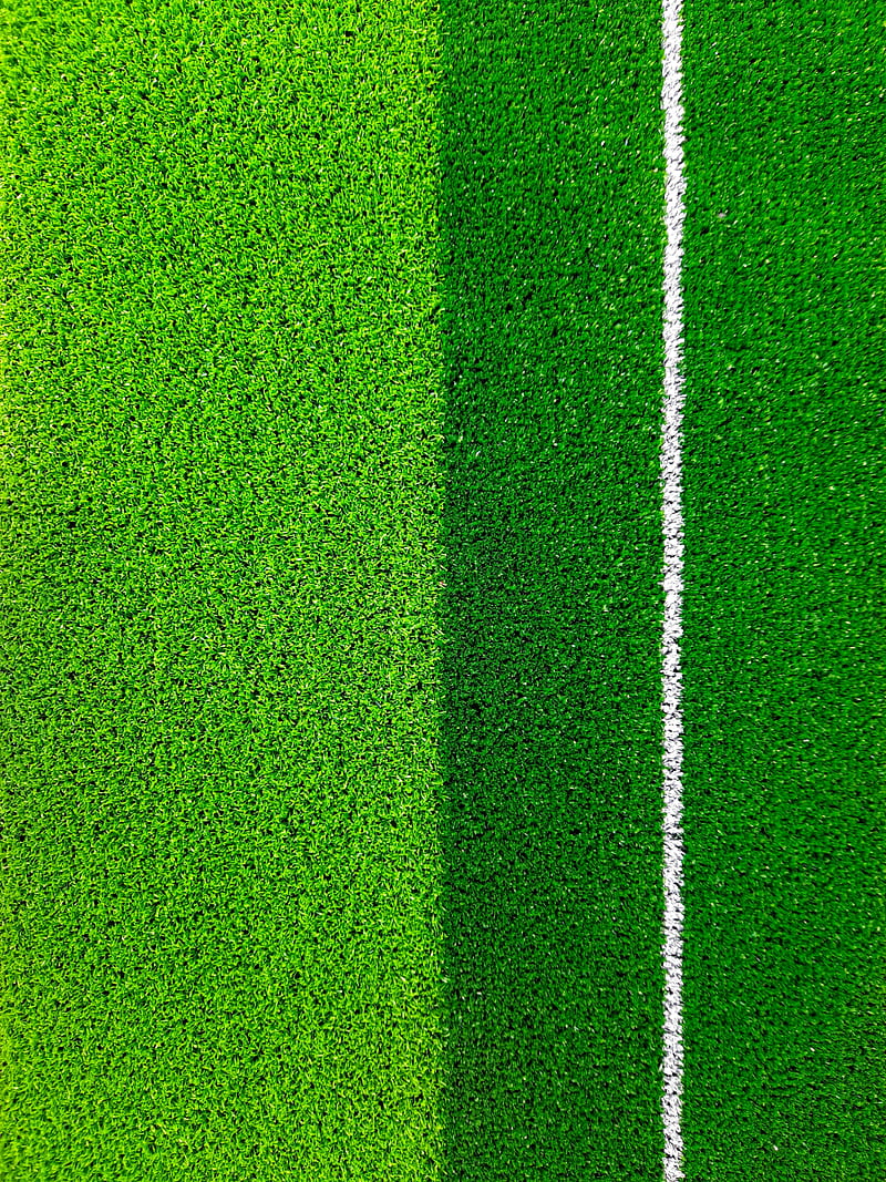 lawn, line, marking, green, HD phone wallpaper