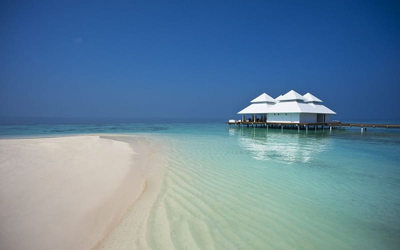 Maldives Dimonds, maldives, beach, dimonds, water, nature, villas, luxury, sea, HD wallpaper