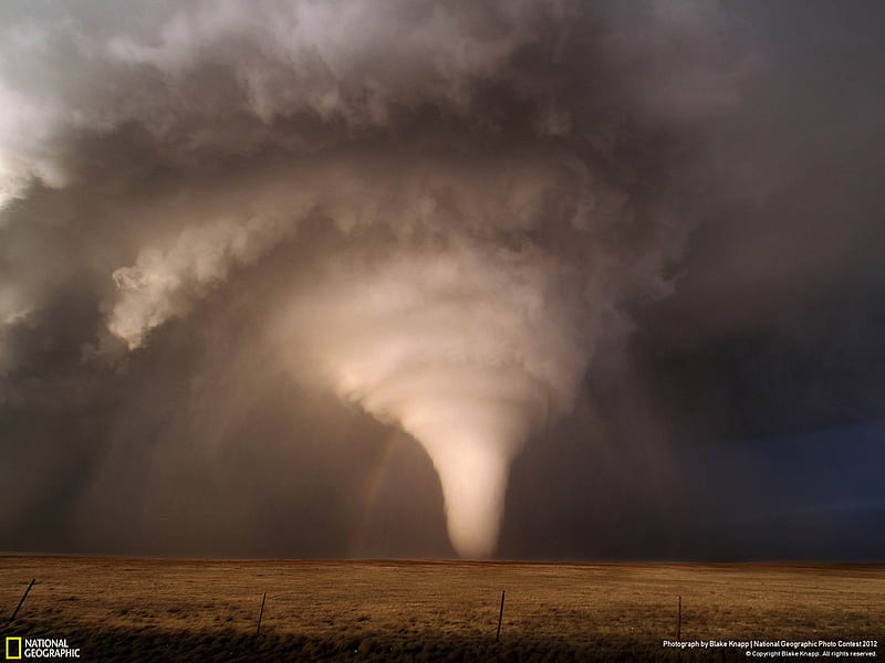 Fall River Tornado-2012 National Geographic graphy, HD wallpaper