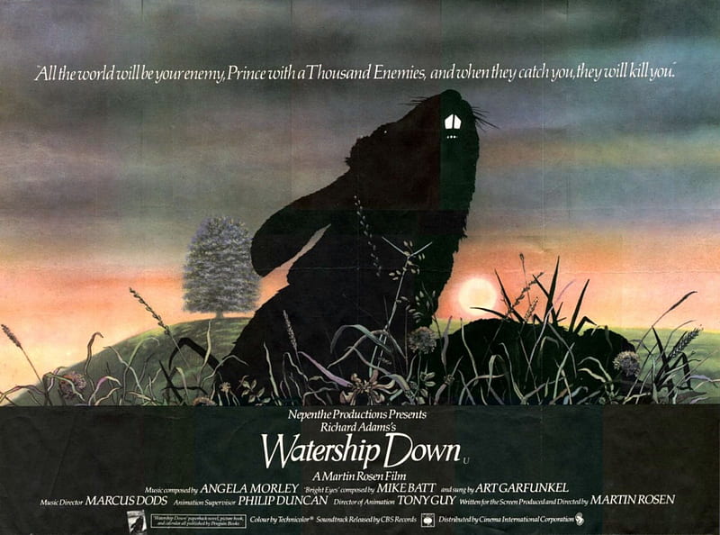 Classic Movies - Watership Down, Classic Movies, Animation, Films, Watership Down, HD wallpaper
