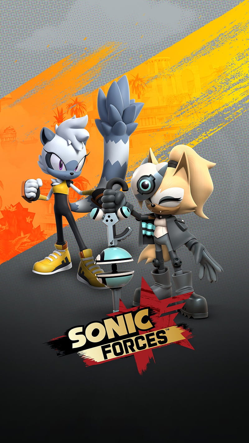 Tangle and Whisper, sonic forces, sonic forces speed battle, HD phone wallpaper