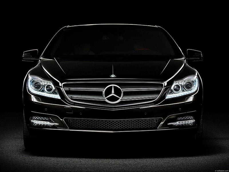 Mercedes-Benz CL-Class, carros, brand, mercedes-benz, black, cl-class, HD wallpaper