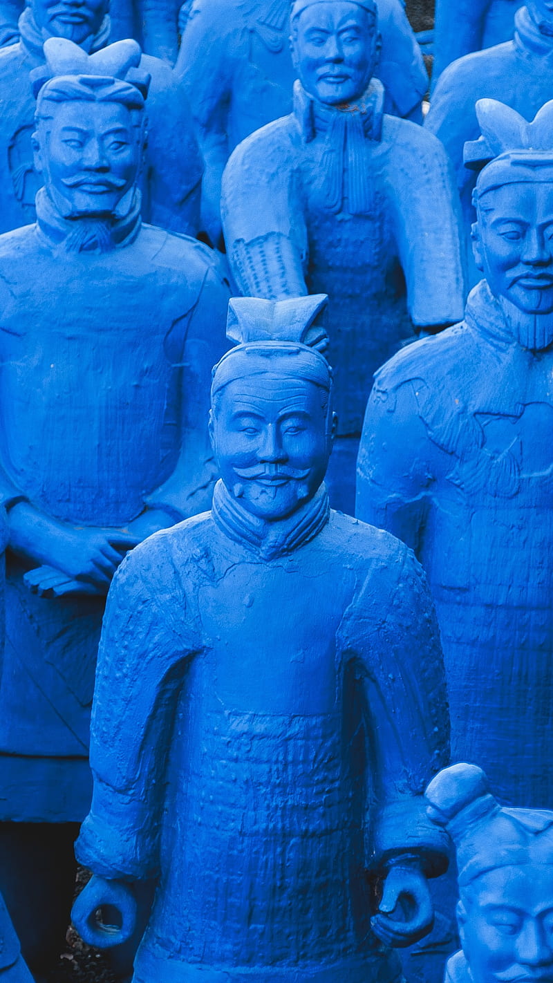 Terracotta Army , terracotta army, soldier, ancient, HD phone wallpaper