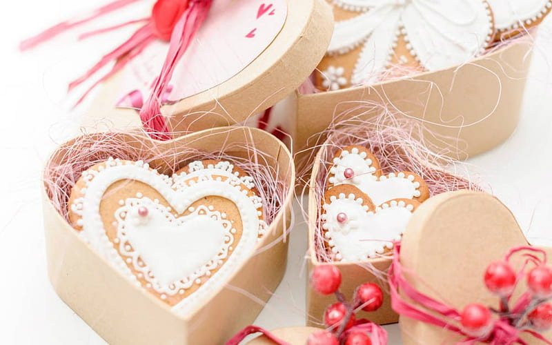 To my Sweet Valentine, cake, Valentines, food, heart, HD wallpaper