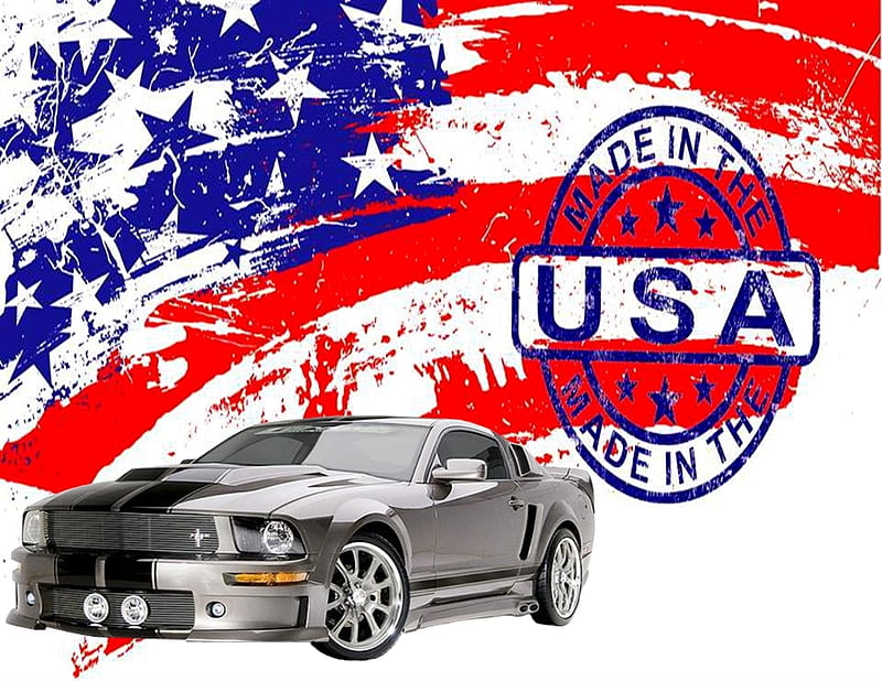 mustang, gt, american made, ford, HD wallpaper