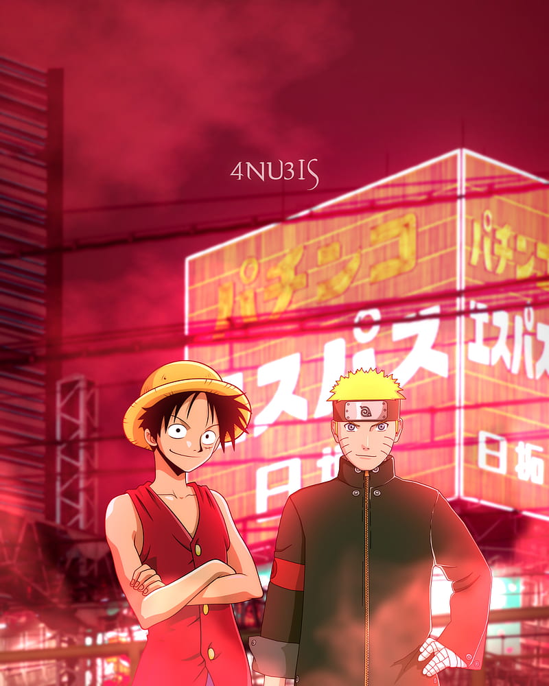 One piece x naruto wallpaper by KANJO12 - Download on ZEDGE™