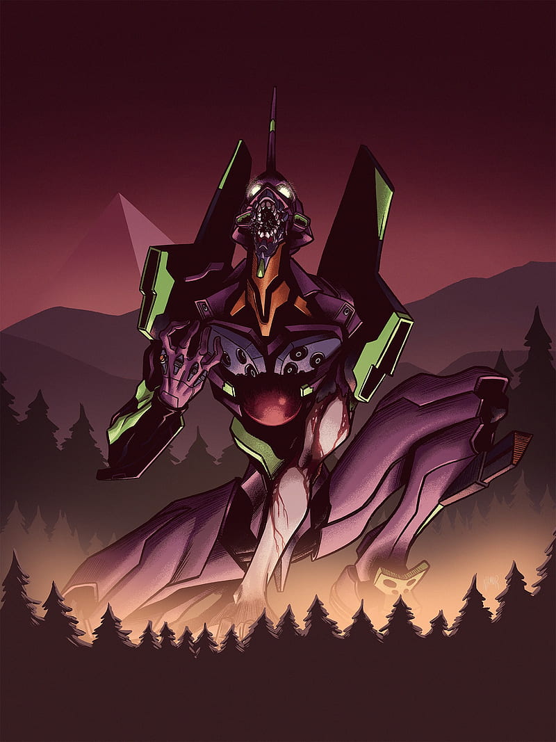 120 Evangelion Unit01 HD Wallpapers and Backgrounds