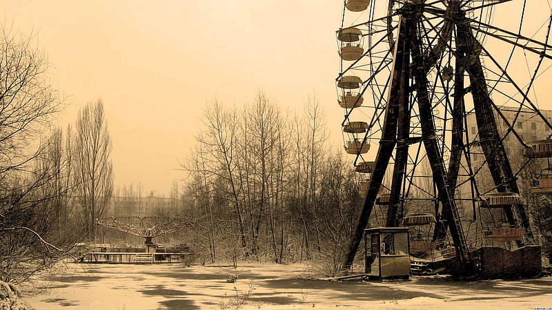 Chernobyl Ferris Wheel, chernobyl, wheel, radiation, ferris, HD wallpaper