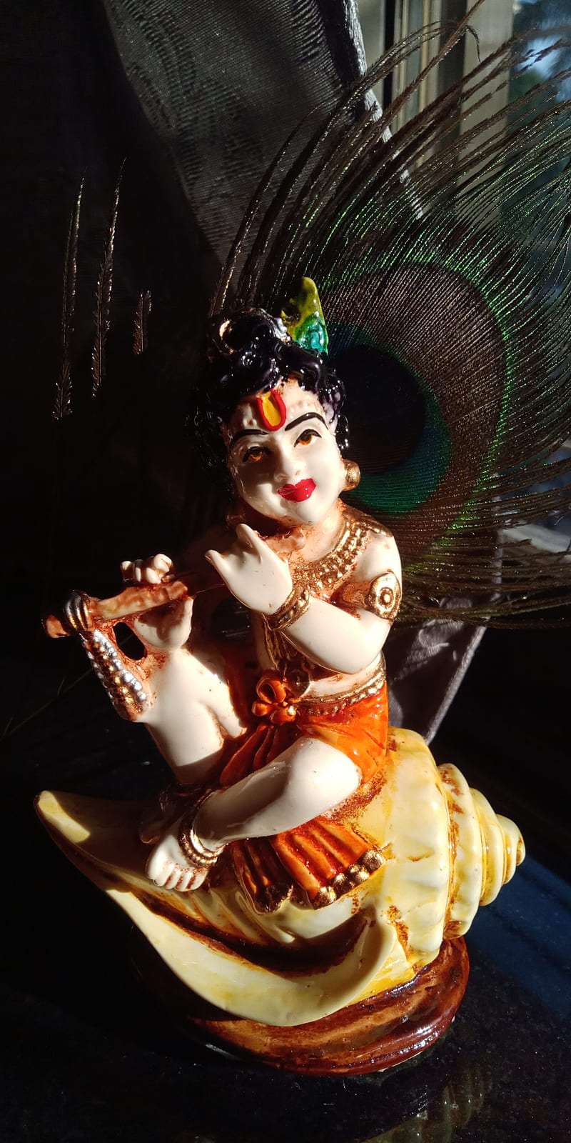 Krishna, flute, god, indian, HD phone wallpaper | Peakpx