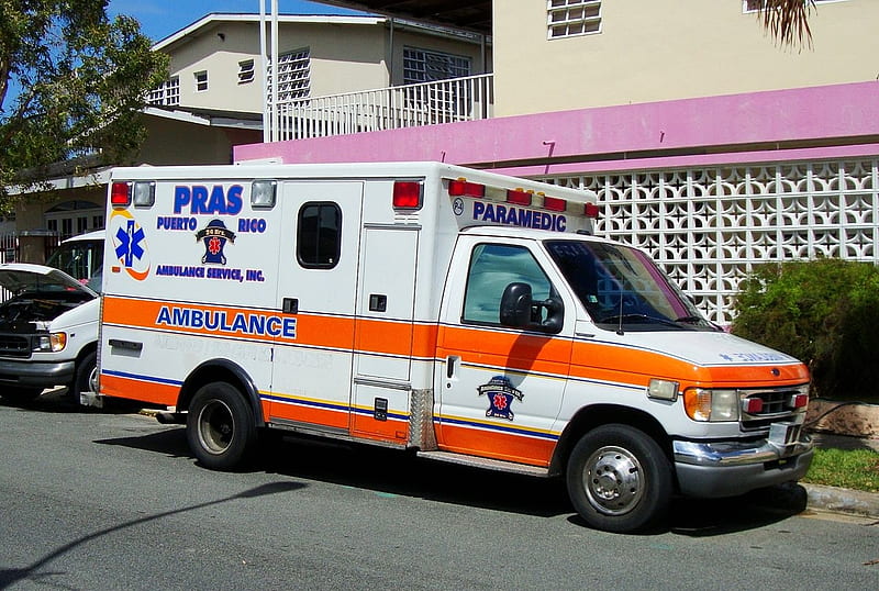 Ambulancia de puerto rico, edificio, ambulancia, puerto rico, rico, Fondo  de pantalla HD | Peakpx