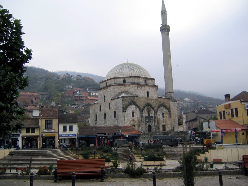 Sinan Pasha Mosque, srbija, kosovo, serbia, prizren, kosova, sinanpashamosque, HD wallpaper