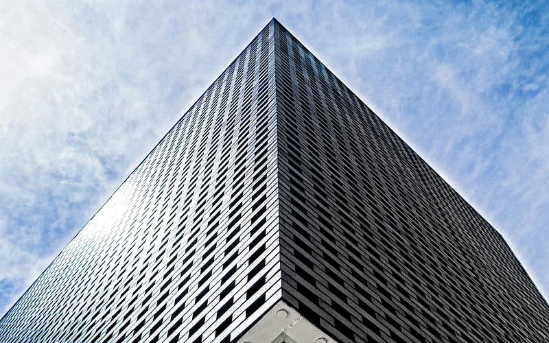Moody Center for The Arts, Houston, Texas, creative facade, concrete building facade, modern building, USA, HD wallpaper