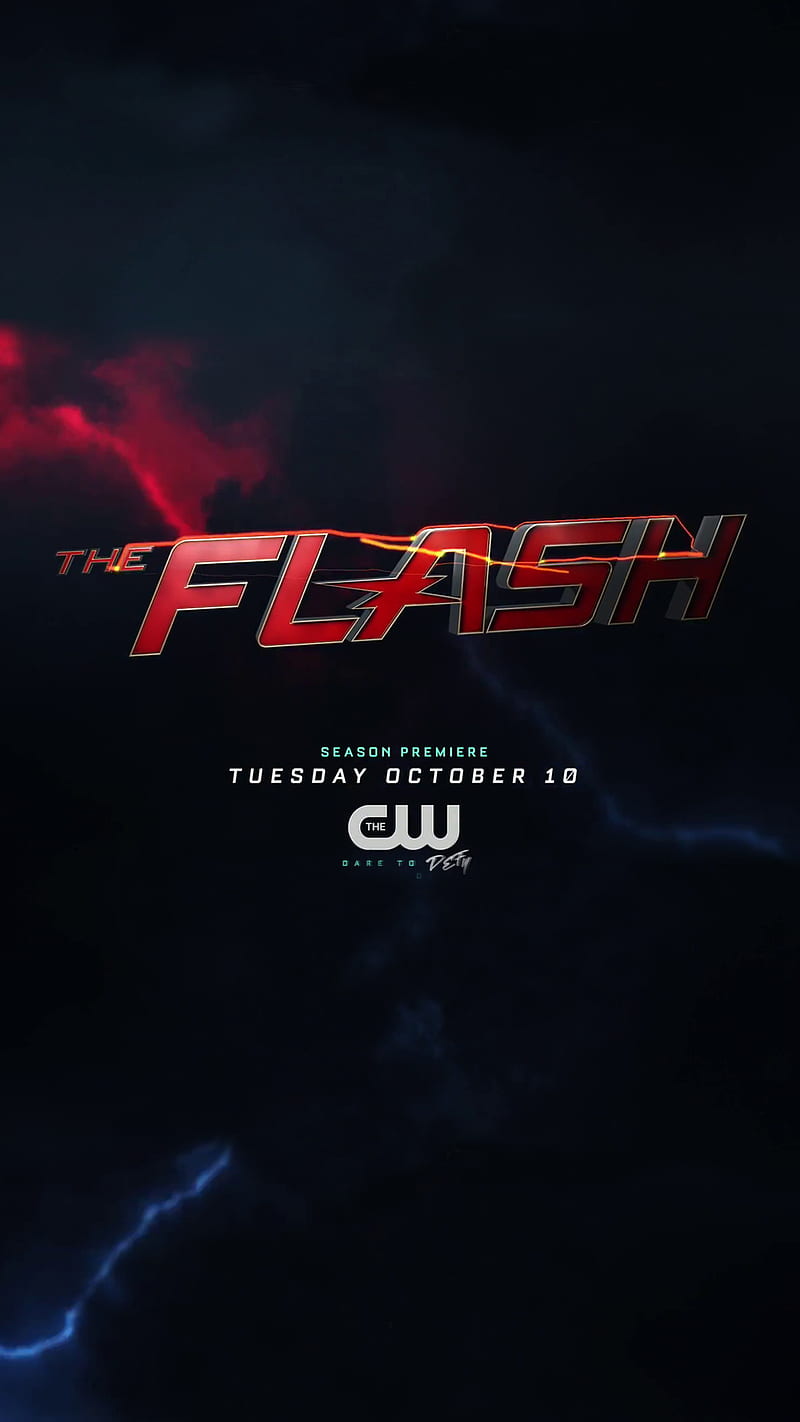 The flash logo, arrowverse, cw, flashtv, the cw, the flash, thecw, theflashnewlogo, HD phone wallpaper