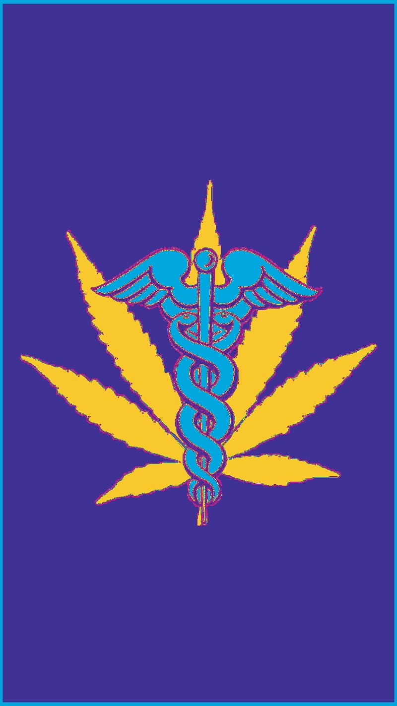 Medicine, blue, herb, herbal, marijuana, medicinal, pot, yellow, HD phone wallpaper