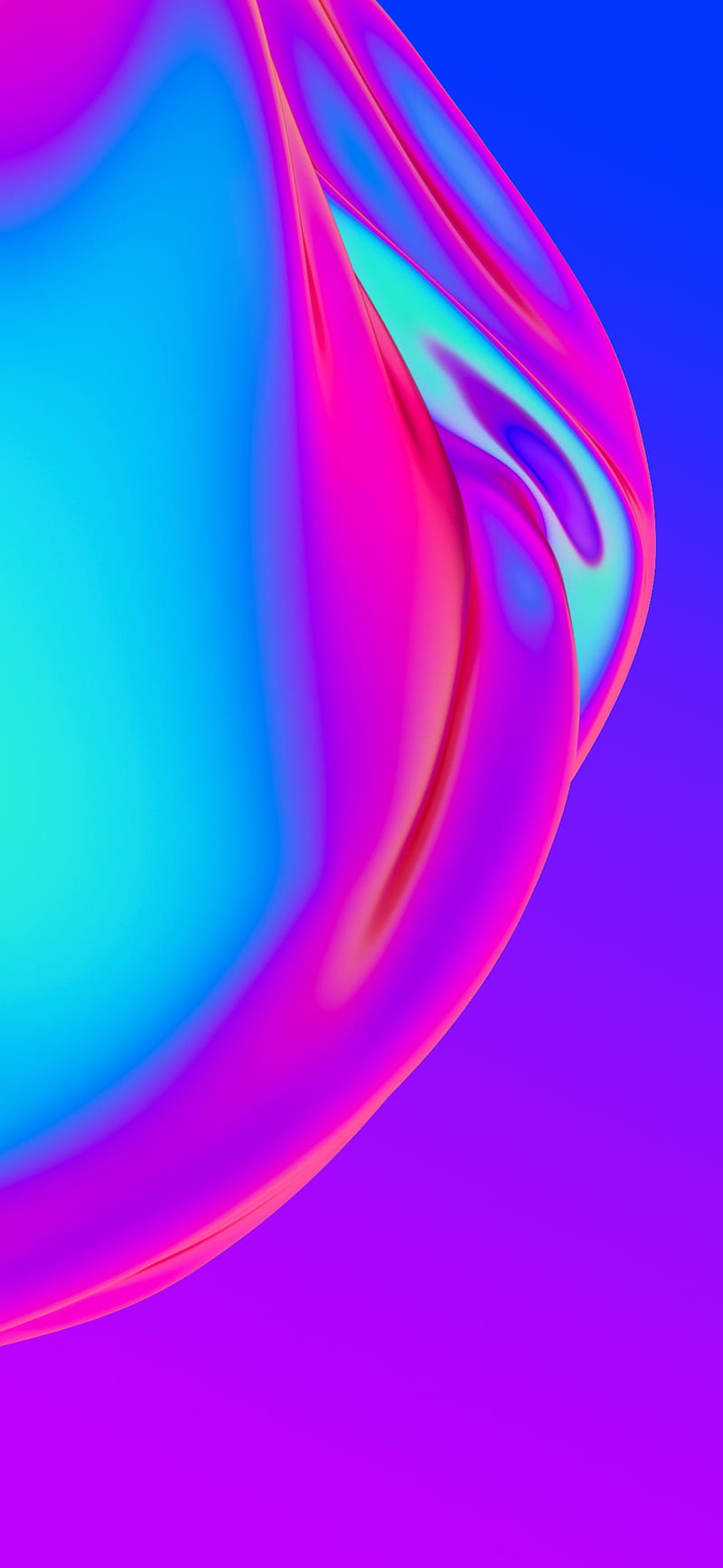 Oppo F11pro , abstract digital, full, galaxy, neon, HD phone wallpaper