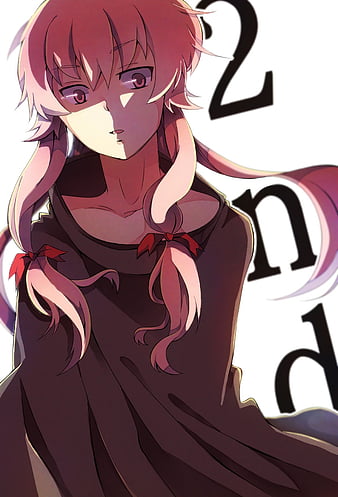 Cute yandere Yuno Gasai: Mirai Nikki anime fanart (06 Oct 2017)｜Random  Anime Arts [rARTs]: Collection of anime pictures