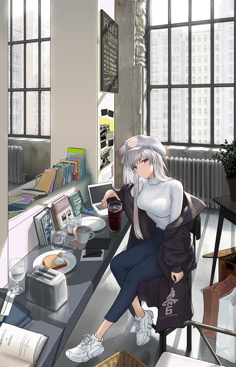 anime girls, portrait display, Azur Lane, Enterprise (Azur Lane), HD phone wallpaper