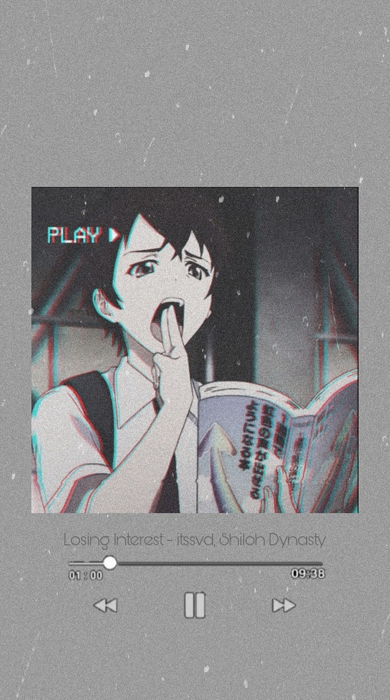 Anime boy , aesthetic, anime, anime boy, depressed, glitch, losing interest, sad, sad anime boy, suicidal, HD phone wallpaper