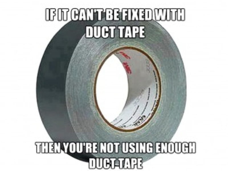 First Rule of Repair--by a MAN of Course, FB, rules, duct tape, funny, repair, HD wallpaper