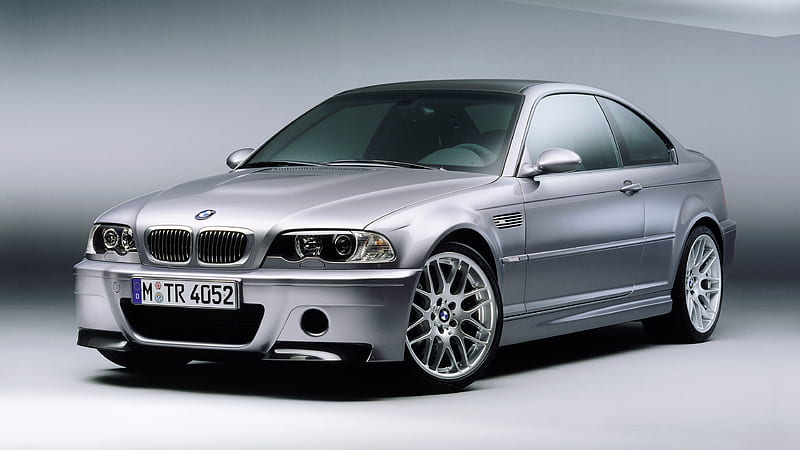 2003 BMW M3 CSL, 3-Series, Coupe, E46, Inline 6, car, HD wallpaper