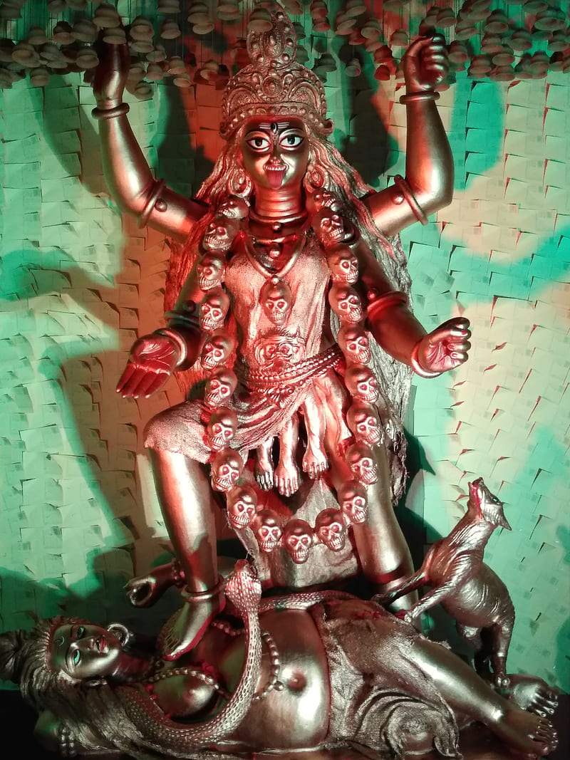 Jay Kali, ma kali, black, god, hindus god, kali ma, HD phone wallpaper