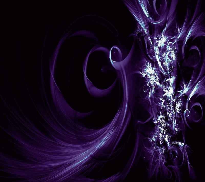 Purple, abstract, art, black, dark, HD wallpaper | Peakpx