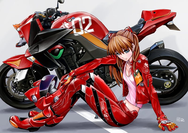 Share 78 Anime Red Motorcycle Best Induhocakina