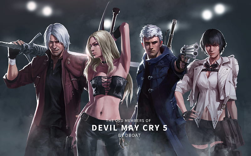 Devil May Cry 5 Old Members , devil-may-cry-5, 2019-games, games, HD wallpaper