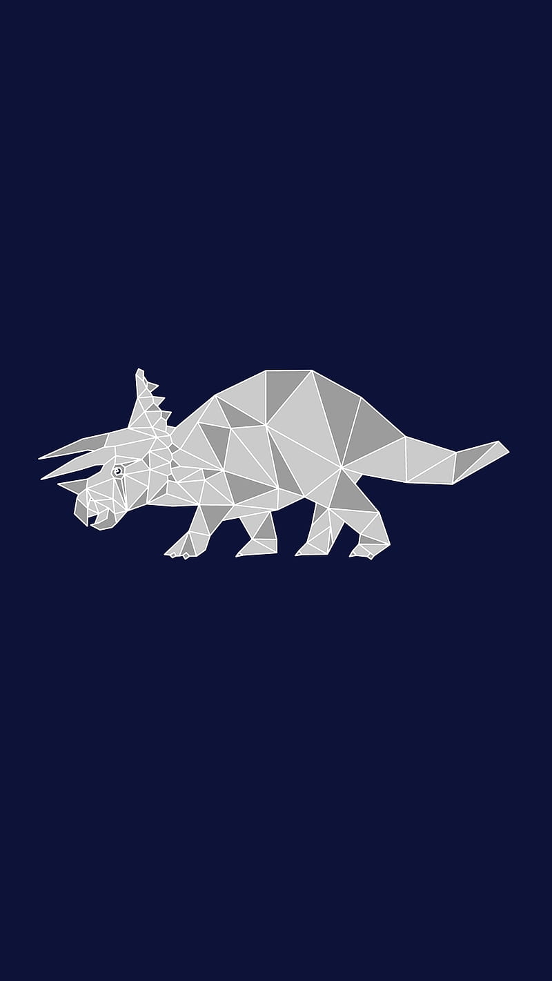 Grey Cool Dino, Dark blue, DimDom, Dino, Dinosaur, Dinosaurs, gris,  Triceratops, HD phone wallpaper | Peakpx
