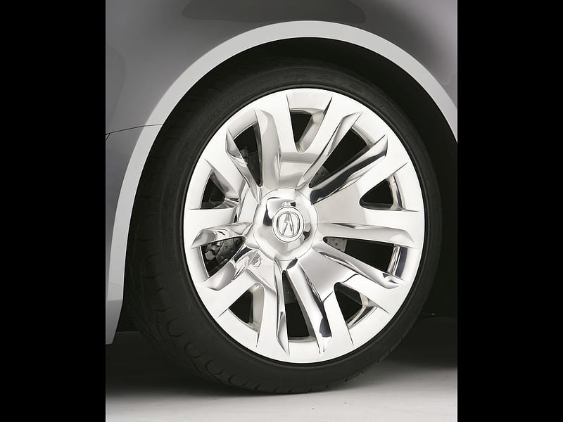 Acura Advanced, advanced, prototype, car, tires, wheel, acura, silver, HD wallpaper