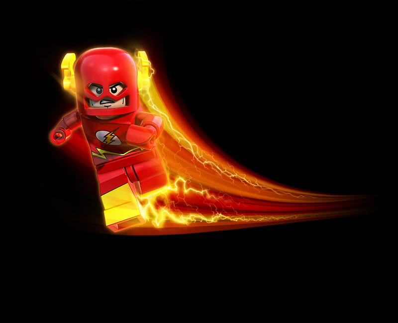 Video Game LEGO Batman 2: DC Super Heroes Lego Flash . Lego batman, Lego batman 2, Lego, Red LEGO, HD wallpaper
