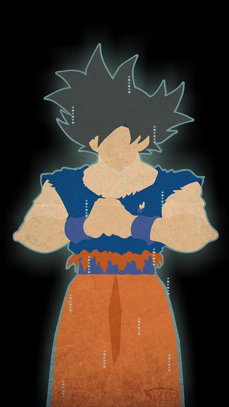 Ultra Instinct Goku Minimal Mobile : R Dbz, HD phone wallpaper