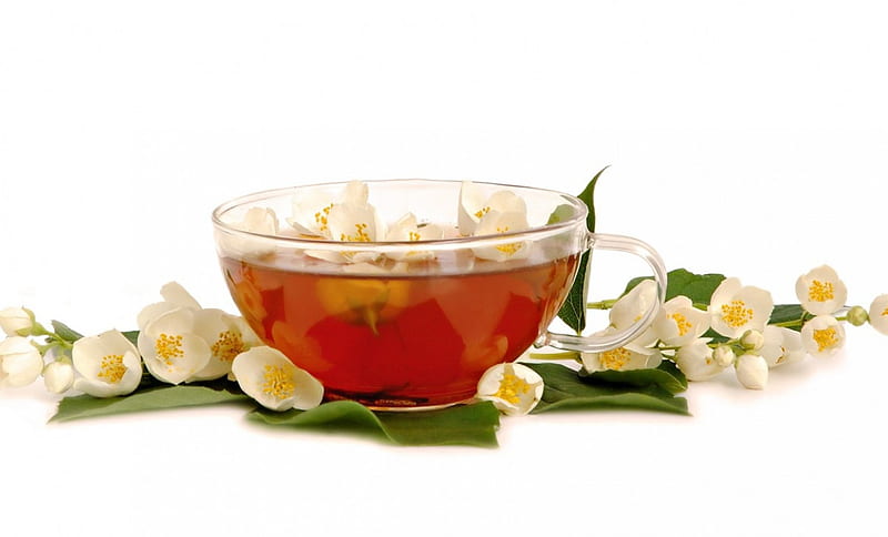 * Aromatic tea *, aromatic, flower, cup, drink, tea, HD wallpaper