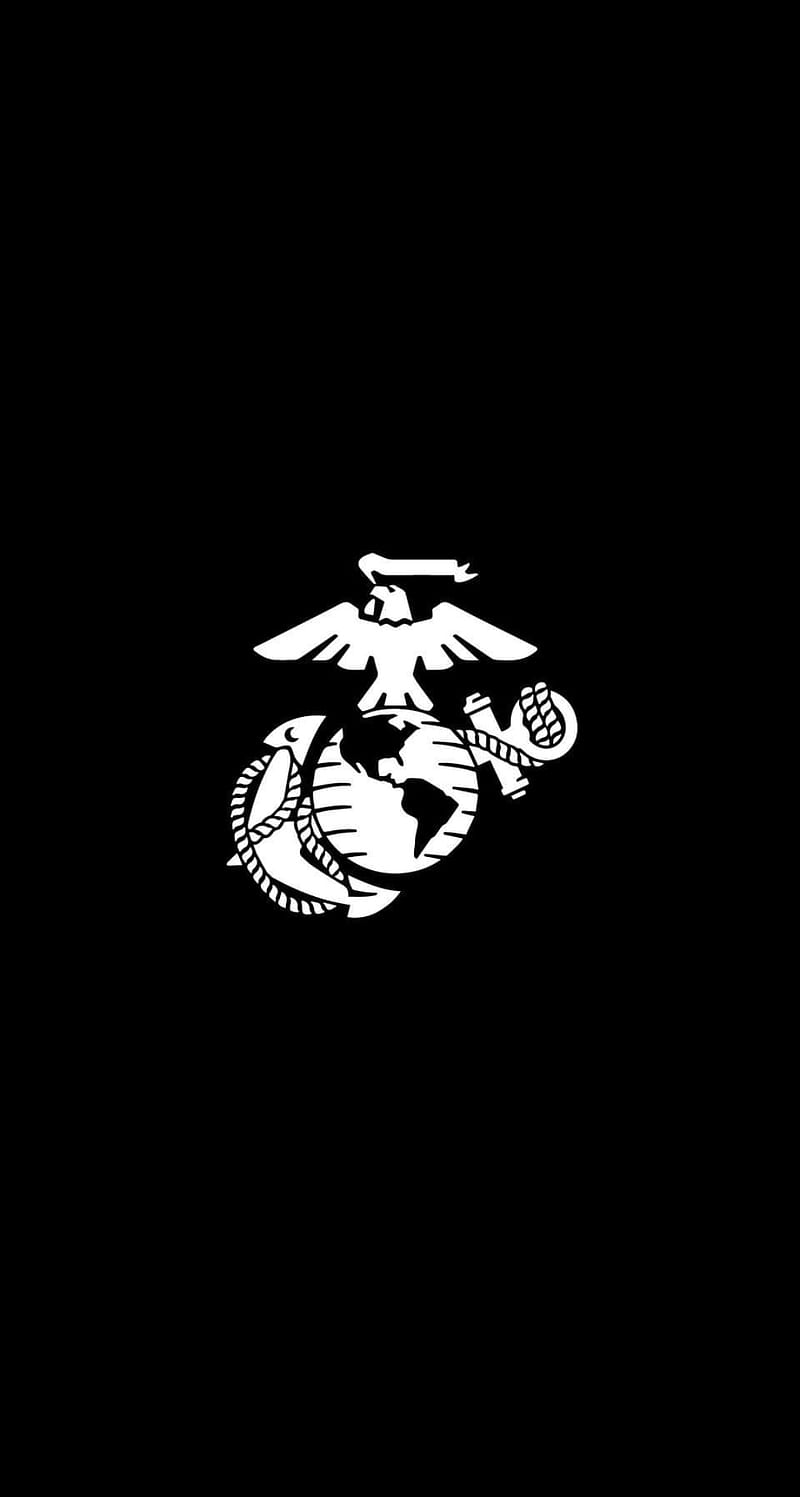 Marines, eagle globe and anchor, ega, HD phone wallpaper